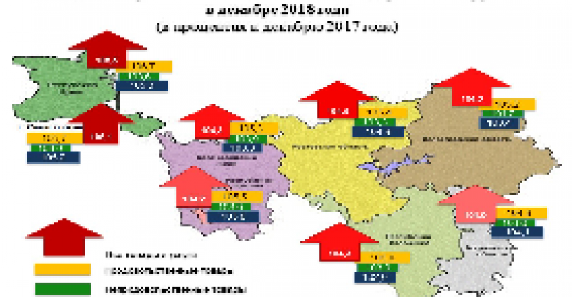 Изменение потребительских цен в Республике Крым в декабре 2018 г.